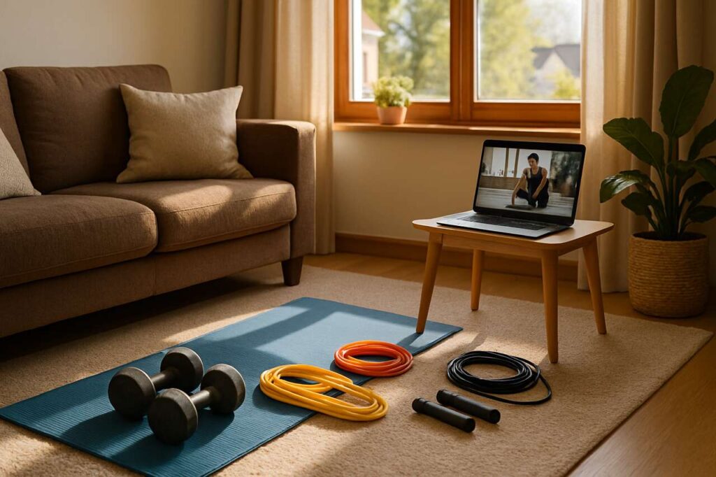 7 façons de faire du sport à la maison sans s’en rendre compte