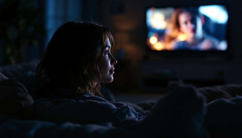 Selon la recherche, pleurer facilement devant les films mais pas dans la vie réelle active ce filtre émotionnel