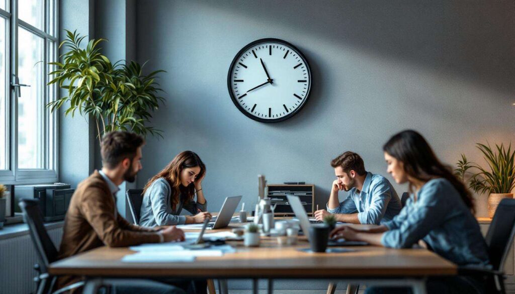 Les personnes qui évitent de regarder l’heure pendant le travail ont un rapport au temps particulier